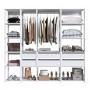 Ver imagem 4 de Guarda-Roupa Closet Modulado com 6 Gavetas 200cm Multimóveis Crpro-CLO007 Branco
