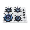 Cooktop 4 Bocas Itatiaia Tripla Chama Branco a Gás em Aço Inox e Trempes em Ferro Fundido - 3