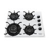 Cooktop 4 Bocas Itatiaia Tripla Chama Branco a Gás em Aço Inox e Trempes em Ferro Fundido - 2