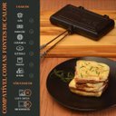 Ver imagem 5 de Sanduicheira 21x12x3,5cm Ferro 2 Pães Panela Mineira