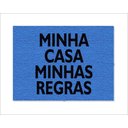 Ver imagem 1 de Tapete Capacho Minha Casa Minhas Regras