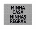 Ver imagem 3 de Tapete Capacho Minha Casa Minhas Regras