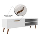 Ver imagem 4 de Rack de Tv até 43 Pol. Ávila com 1 Porta - Branco