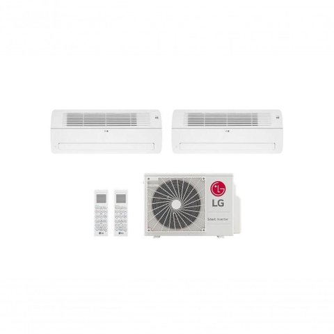 Ar Condicionado Multi Split Lg 2 Ambientes (cassete 1 Via 2x12) - Quente/frio Wi-fi 220v