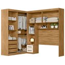 Ver imagem 3 de Dormitorio Modulado Casal 6p 242x173 Cm Florenca Freijo Off White Moval