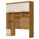 Ver imagem 6 de Dormitorio Modulado Casal 6p 242x173 Cm Florenca Freijo Off White Moval