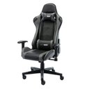Ver imagem 6 de Kit 6 Cadeiras Gamer Giratória em Couro One Shot Preto/Cinza