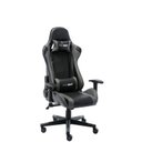 Ver imagem 5 de Kit 6 Cadeiras Gamer Giratória em Couro One Shot Preto/Cinza