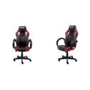 Ver imagem 1 de Kit 2 Cadeiras Gamer Giratória Regulavel Quest