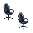 Ver imagem 1 de Kit 2 Cadeiras Gamer Giratória Regulavel Quest