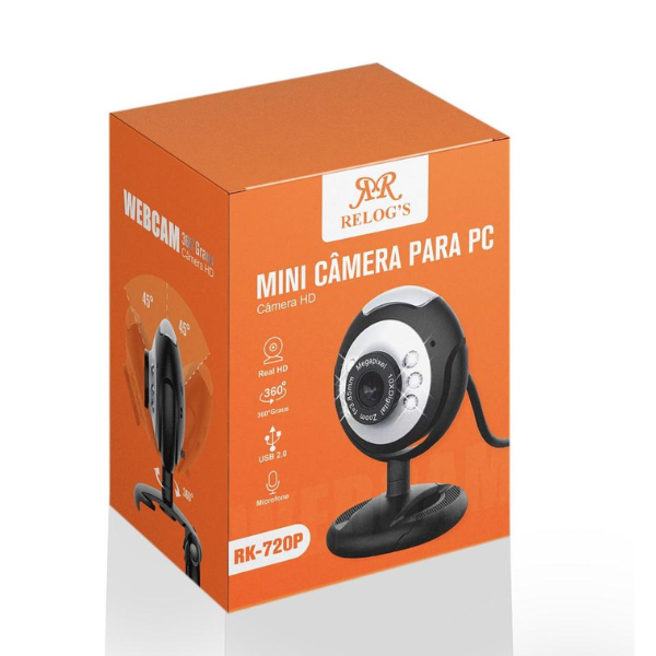 Mini Câmera para Pc Rk-720p Alta Definição e Compacta - 4