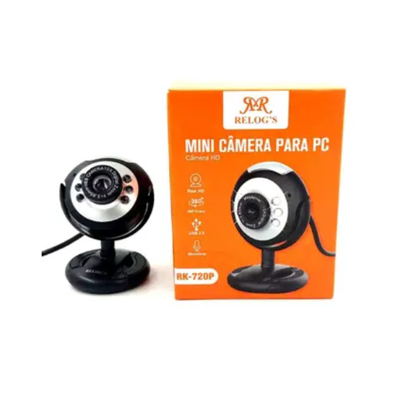 Mini Câmera para Pc Rk-720p Alta Definição e Compacta - 2