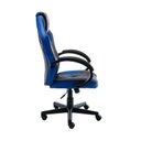 Ver imagem 5 de Kit 10 Cadeiras Gamer Giratória Regulavel Quest Preto/Azul