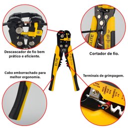 Elite - Kit Alicate Decapador + Multímetro Digital Profissional - 6
