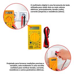 Elite - Kit Alicate Decapador + Multímetro Digital Profissional - 8