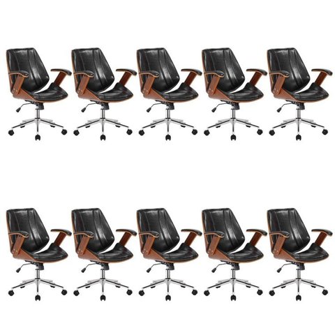 Kit 10 Cadeiras Escritório Diretor Giratória Corino Kopenhagen