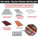 Ver imagem 5 de Estrutura Suporte Fixa Linha C Placa Painel Solar Inox Telha Fibrocimento Ondulada Viga Madeira | Pe