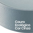 Ver imagem 4 de Bandeja Hara Orgânica Mavie em Couro Ecológico 62x37x4,5 Cm:cinza