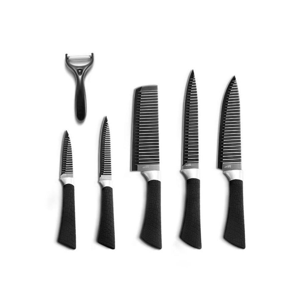Kit 6 Facas Inox Profissional - 1