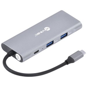 Hub Usb Tipo C / Type C 7 em 1 3 Usb 3.0 Cartao Sd/tf Hdmi