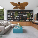 Ver imagem 3 de Ventilador de Teto Natuvent Dahlia No Light 4 Pás Madeira Imbuia 127v