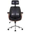 Ver imagem 2 de Kit 2 Cadeiras Escritório Presidente Giratória Corino Apoia Cabeça Kopenhagen