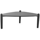 Ver imagem 4 de Kit 02 Mesas de Centro para Sala de Estar Pés Madeira Trium A03 Nero Preto - Lyam Decor
