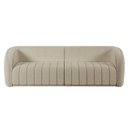Ver imagem 6 de Sofá Decorativo 3 Lugares 252cm e Poltrona Meris M22 Bouclê Bege - Mpozenato