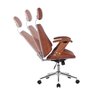 Kit 10 Cadeiras Escritório Presidente Giratória Corino Apoia Cabeça Kopenhagen - 7