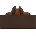 Ver imagem 6 de Sofá Ilha Modular para Sala 232cm com Puff Dublin K01 Veludo Marrom Sintético Caramelo - Lyam