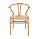 Ver imagem 4 de Kit com 6 Cadeiras para Sala de Jantar Wishbone Madeira Maciça