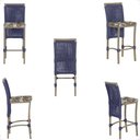 Ver imagem 5 de 3 Banqueta em Alumínio Roma Fendi Corda Náutica Tecido 6