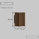 Ver imagem 3 de 3 Arandela Madeira Rústica Elegante e Resistente Luminária+led 20cm Luxo