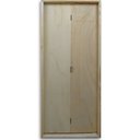Ver imagem 1 de Kit Porta de Madeira Camarão Lisa Amescla 2,10 X 0,82 Direita Linha Uni
