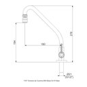 Ver imagem 2 de Torneira Cozinha Perflex Mais Mesa Preto Fosco 10746324