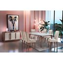 Ver imagem 6 de Kit 2 Cadeiras Sala Jantar Londrina Madeira 2 Un Capuccino/veludo Creme - Rufato