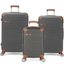 Ver imagem 5 de Conjunto com 3 Malas para Viagem + 1 Frasqueira Pk Luxcell - Cor Grafite