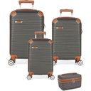 Ver imagem 1 de Conjunto com 3 Malas para Viagem + 1 Frasqueira Pk Luxcell - Cor Grafite