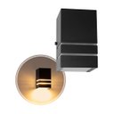 Ver imagem 1 de Arandela Preta 1 Foco c/ Facho e Frisos p/ Lâmpada E27 St294