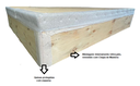 Ver imagem 3 de Cama Box Baú Viúvão Blindado Sintético Branco Com 128Cm de Largura