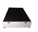 Ver imagem 1 de Cama Box Baú Viúvão Blindado Sintético Branco Com 128Cm de Largura