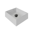 Ver imagem 1 de Kit Cuba Pia de Sobrepor Tulipa com Valvula Click Black Branco