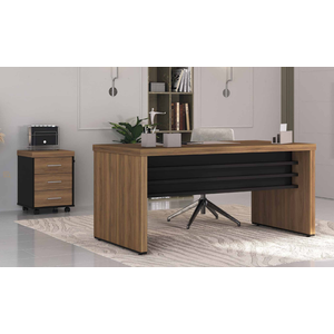 Conjunto Escritório: Mesa 6364 + Gaveteiro 6373