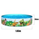 Ver imagem 3 de Piscina Inflável Infantil Dinossauro 1.83m X 38cm 946 Litros