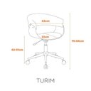 Ver imagem 3 de Kit 6 Cadeiras Escritório Diretor Giratória Regulável