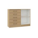 Ver imagem 7 de Cômoda 5 Gavetas 2 Portas 120cm Soft Soluzione Móveis