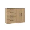 Ver imagem 5 de Cômoda 5 Gavetas 2 Portas 120cm Soft Soluzione Móveis