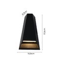 Ver imagem 2 de Arandela LED Drie 6W 3000k IP65 Nordecor/MBLed Preto