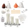 Kit 3 Formas de Silicone e Utensílios para Fabricação Velas - 1