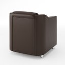 Ver imagem 5 de Kit 6 Poltronas para Recepção Clínica - Balaqui Decor Cor:Courino Marrom